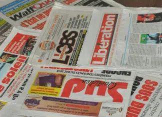 Quelques titres de journal en Afrique
