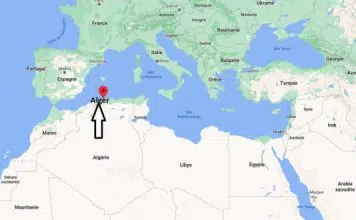 Où se situe la ville d’Alger ?