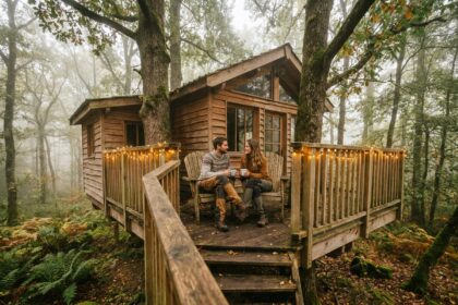 Cabane dans les arbres en forêt de l'Oise pour un week-end nature en couple