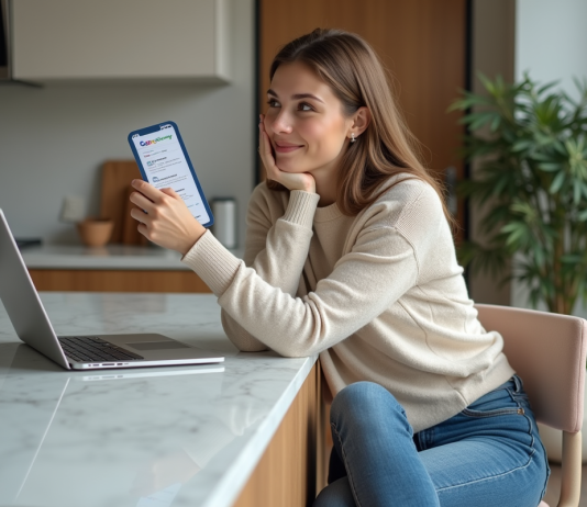 Donner son billet d’avion : conseils et règles à respecter Femme détendue avec billet d'avion dans une cuisine moderne