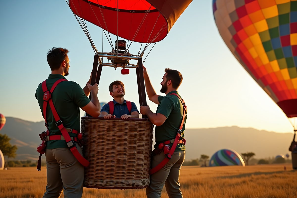 montgolfière nacelle